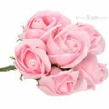 Buquê de Rosas Perfumadas em E.V.A 6 unid.- Ref.354-16 Rosa